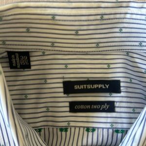 Suitsupply cotton 2 ply dress shirt